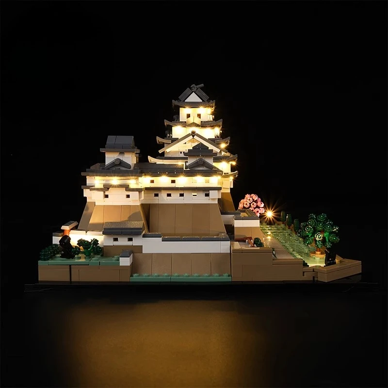 Juego de iluminación LED sin modelo adecuado para LEGO Himeji Castle Architecture 21060 (excluyendo bloques de construcción)