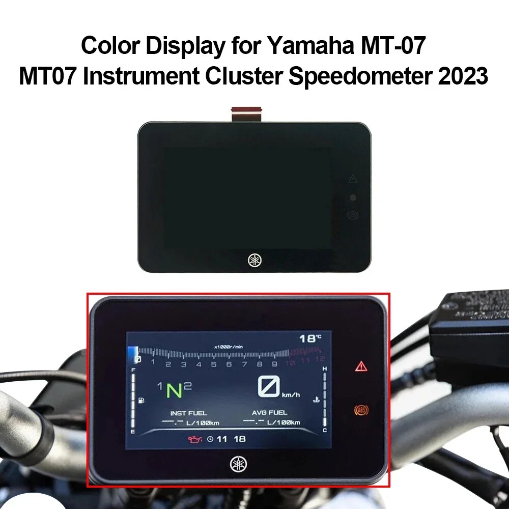 

Color Display for Yamaha MT-07 MT07 Instrument Cluster Speedometer
