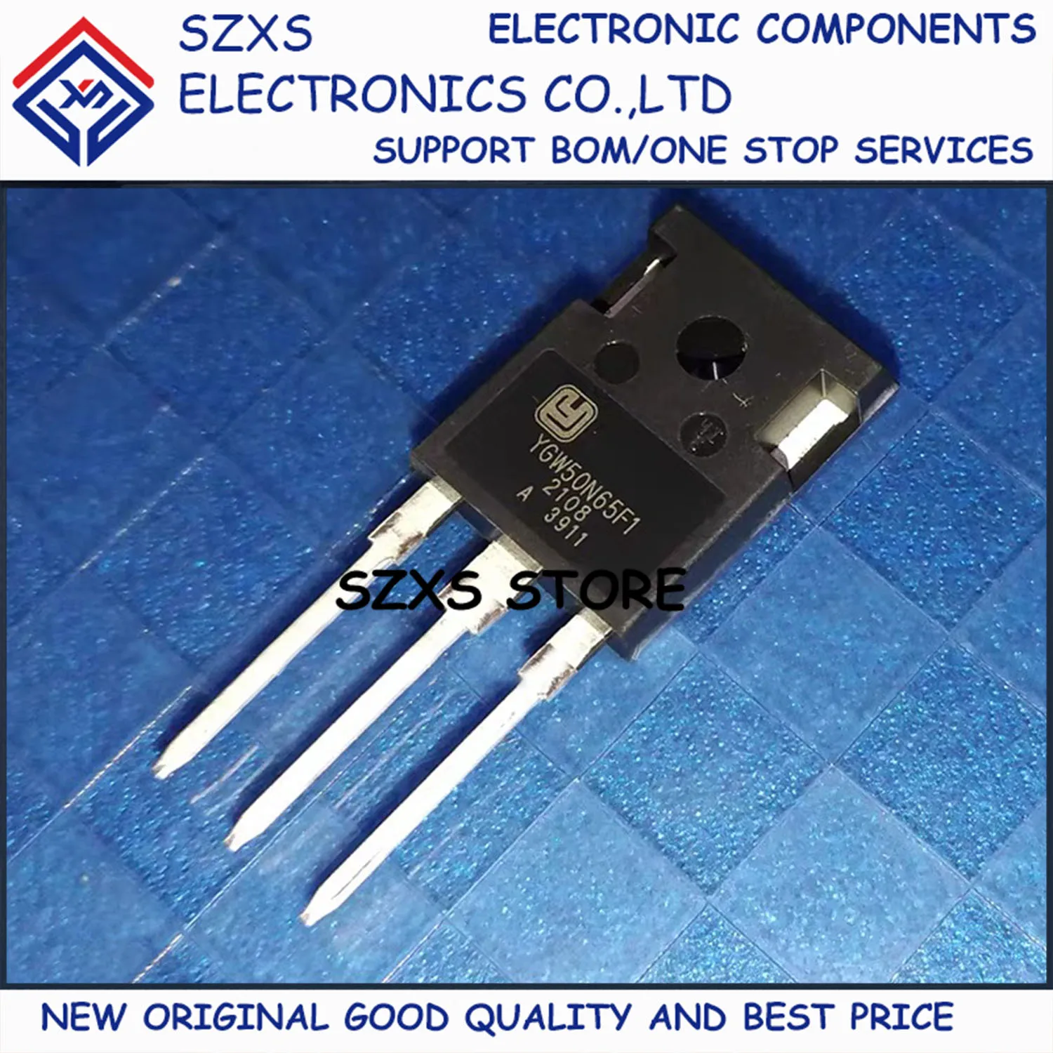 

New Original 10Pcs YGW50N65F1 TO-247 650V 50A IGBT Field Effect Transistor In Stock Electronic Components Good Quality