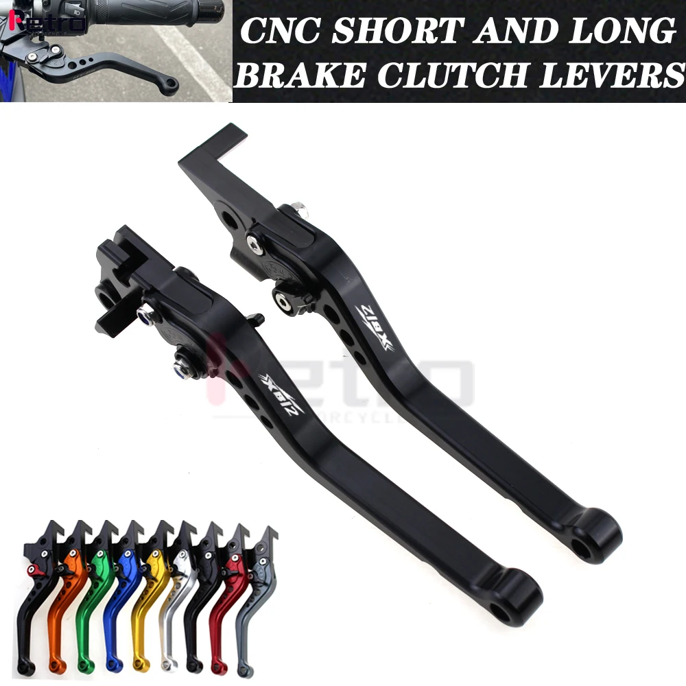 For Buell XB12 all models up to 2008 Motorcycle Adjustable Handles Lever Long /Short Brake Clutch Levers