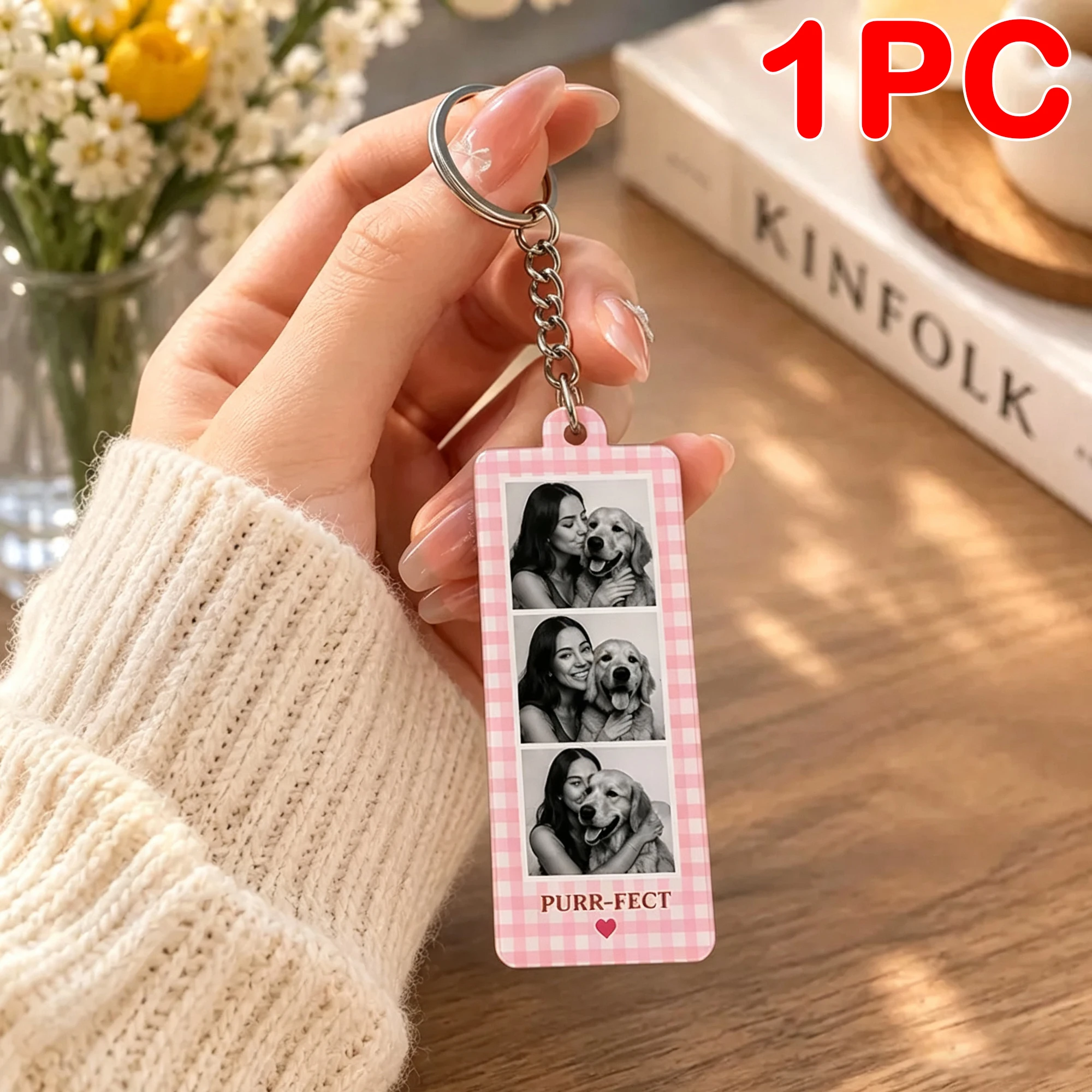 Personalized Photo Frame Keychain