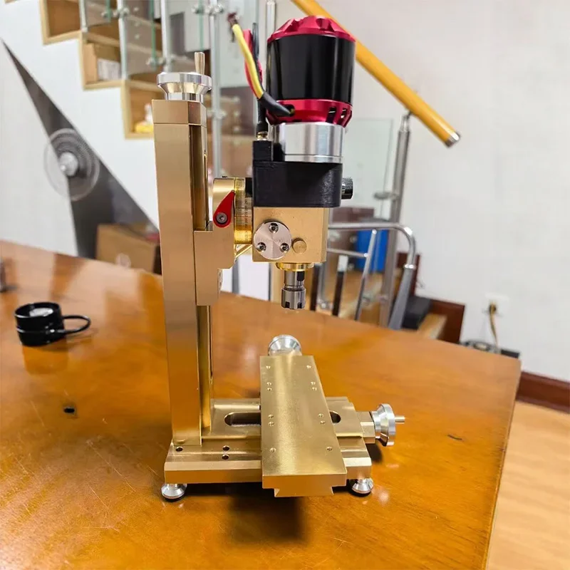 Watch Repair Tool Drill/Milling Combination Machine—ER11 High-Precision Drilling, Three-Jaw Chuck, Compatible with CNC