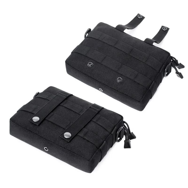 Nylon Tactical Bag Molle Utility Organizer Pouch Vest Waist Storage Bag Waterproof Field Sundries Bag For Outdoor Hunting Gear