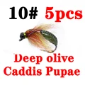 caddis pupa olive