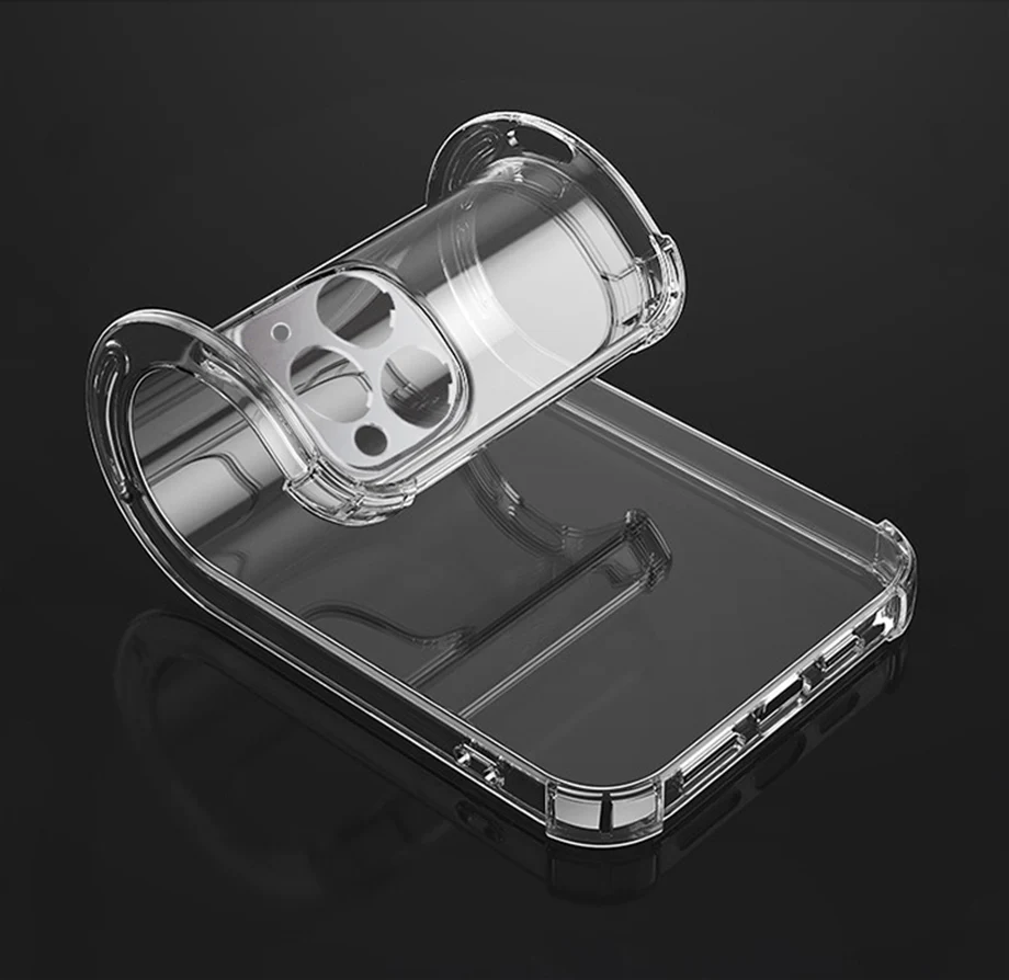 Fallschutz Airbag Soft Case für iPhone 16 Pro Max Funda iPhone 16 iPhone 16 Plus stoßfeste klare transparente Abdeckung Hüllen – Detail 18