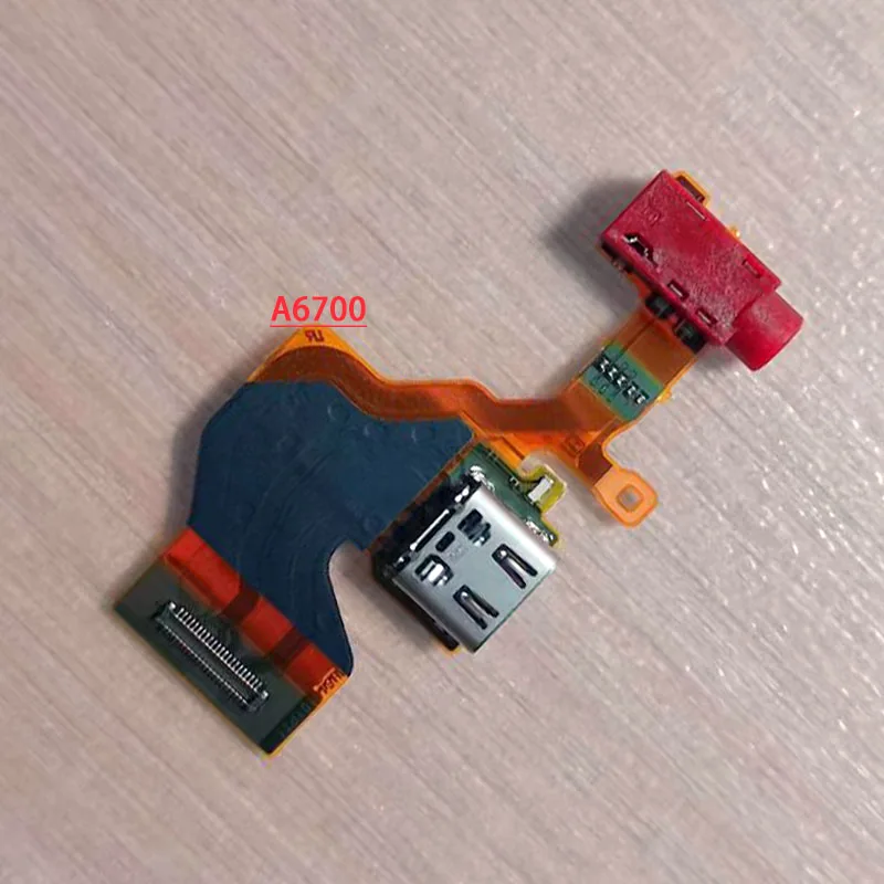 

Новый гибкий кабель Type-C USB и микрофонного разъема FPC, запасные части для камеры Sony ILE-6700 A6700