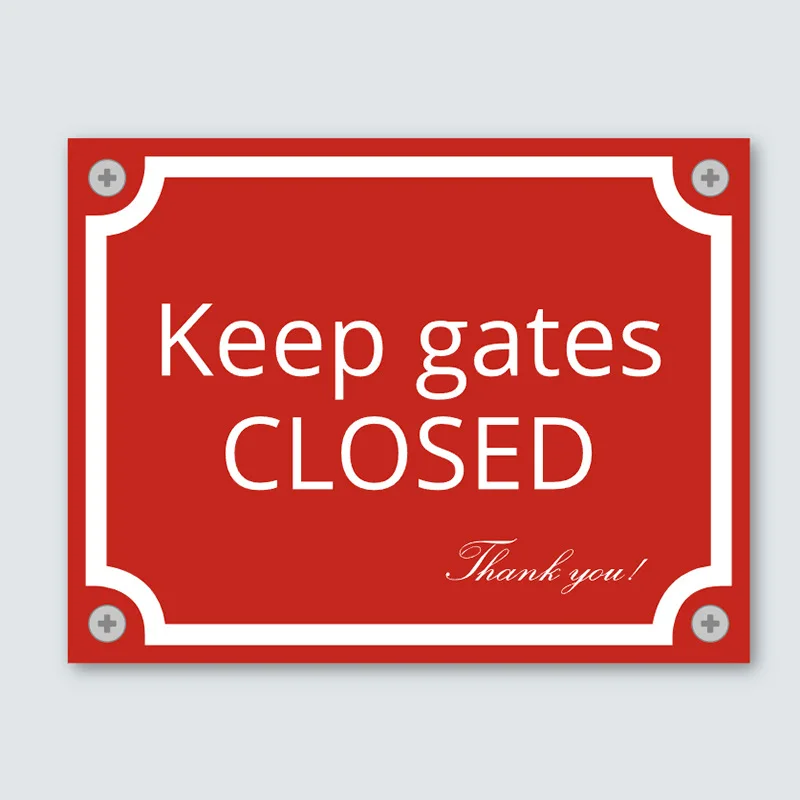 Custom Aluminum Metal Sign Aluminum Sign Warning Sign Nameplate Sign Identification Sign