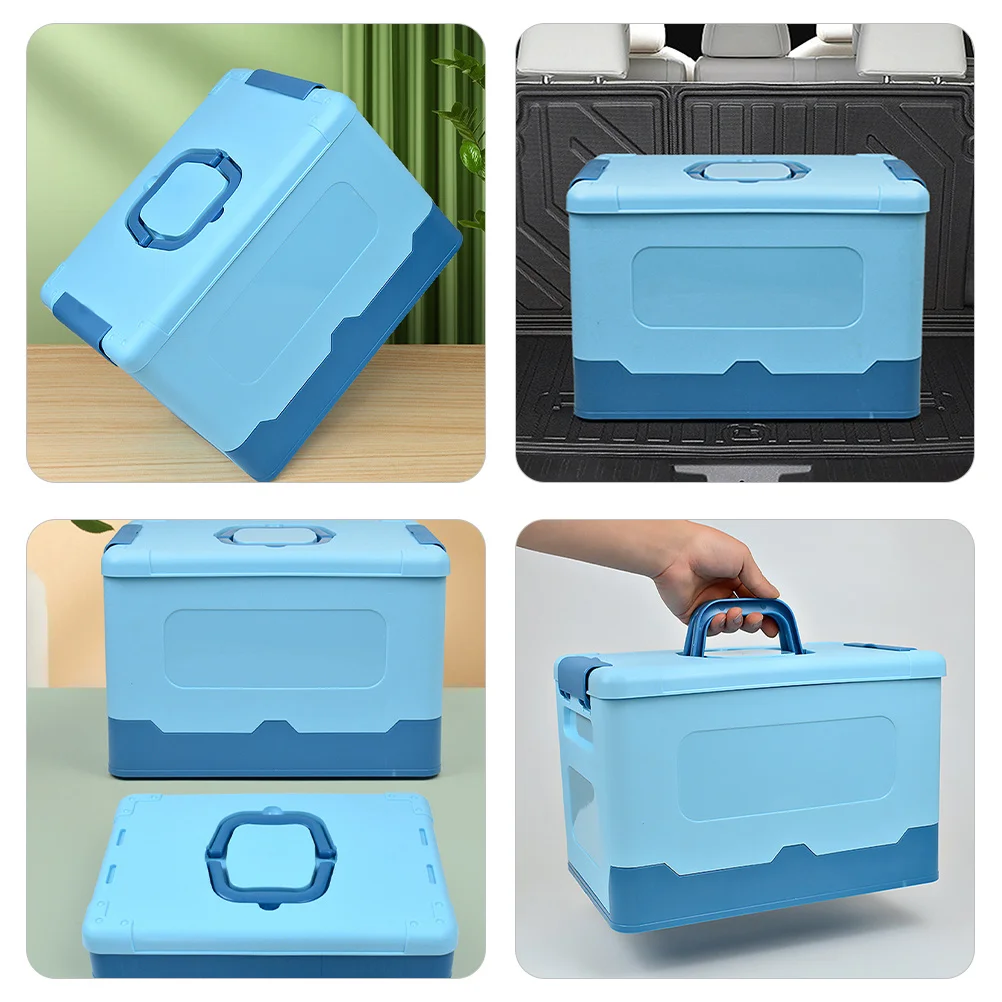 

Plastic Storage Box Large Capacity Multifunctional Folding Organizer Case Portable Storage Container for Sundries Nail Art