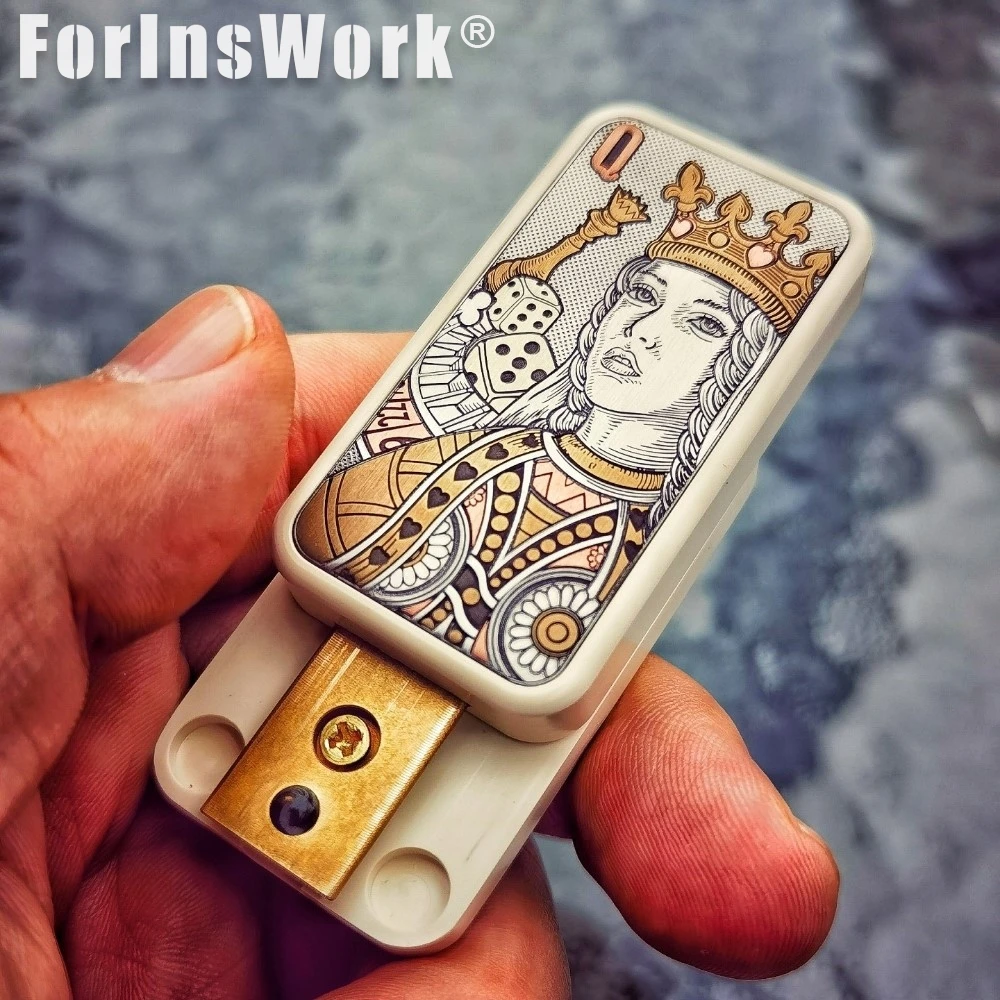 

HEEDC Lucky Q, прямая дорожка, слайдер, игрушка для снятия стресса, слайдер, крутые вещи, офисные гаджеты