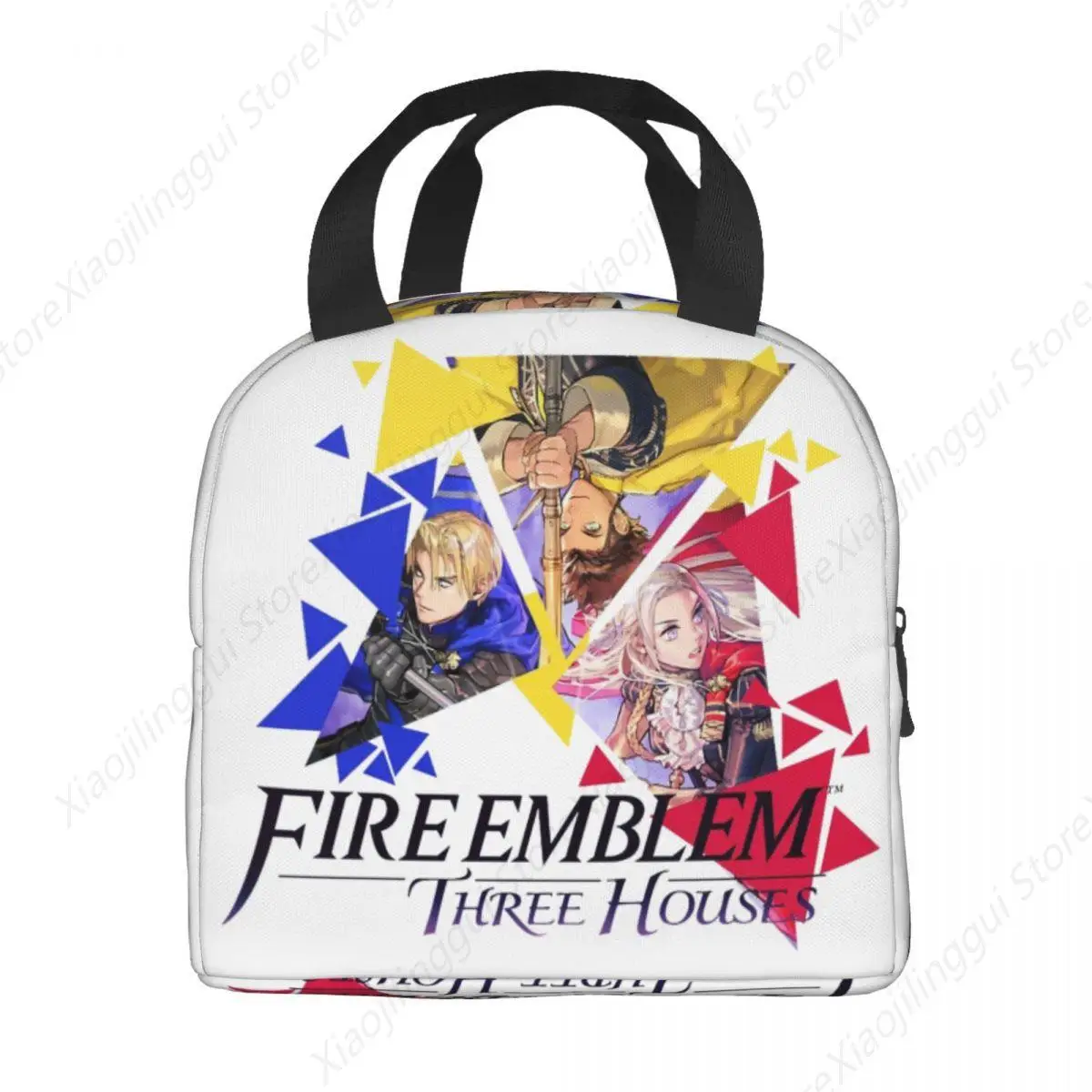 Fire Emblem Three Houses Lunch Box Merch Portable Insulated Canvas Cooler Edelgard Thermal Food Picnic Work Tote