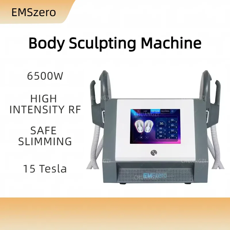 

EMSzero Neo 15 Tesla 6500W EMS Portable Muscle Slimming And Weight Loss Engraving Body Sculpting Machine Salon