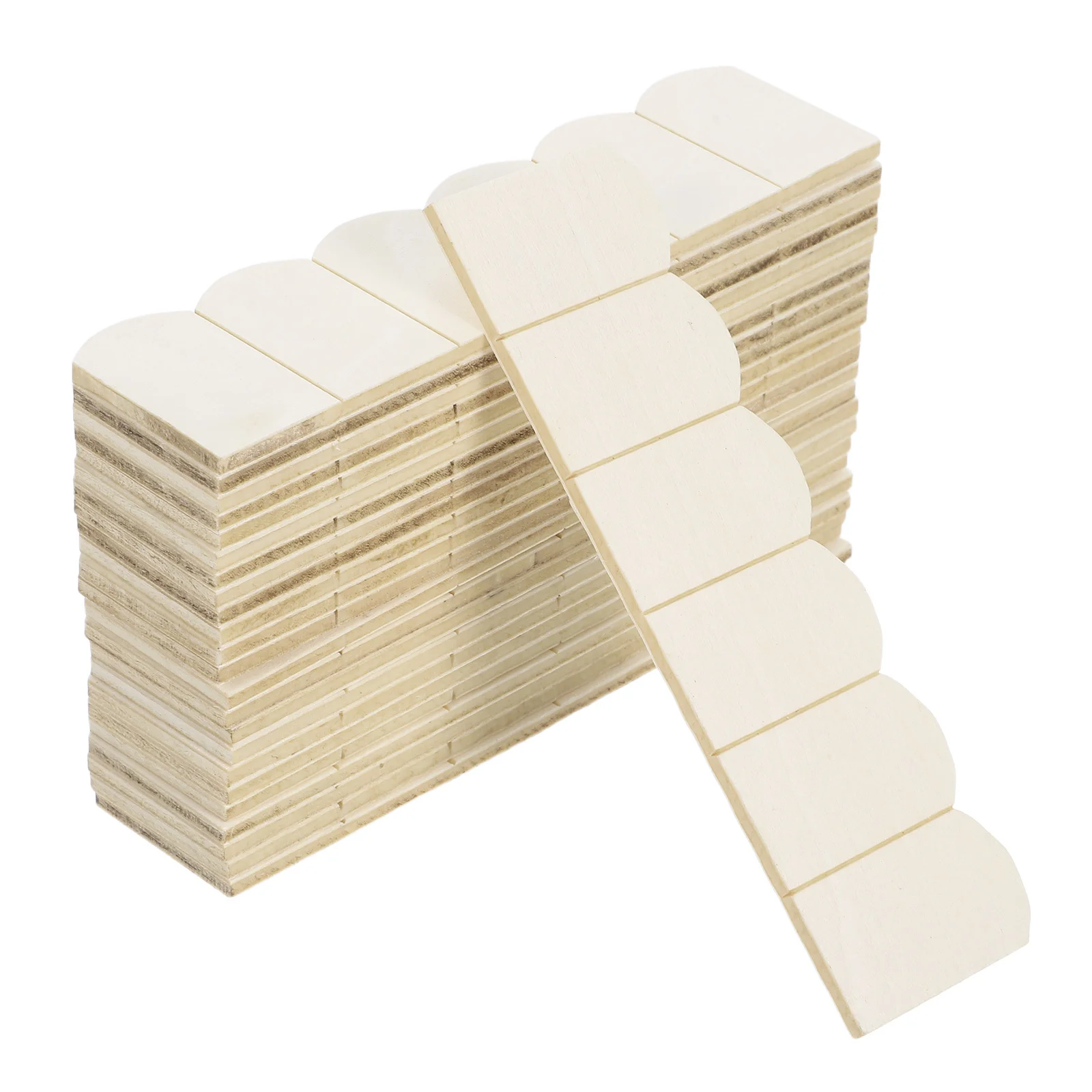 

24pcs Mini Tile For House Lovely Miniature Furniture Roofing Wood Tiles Diy Building Decor Landscape Miniature House Accessories