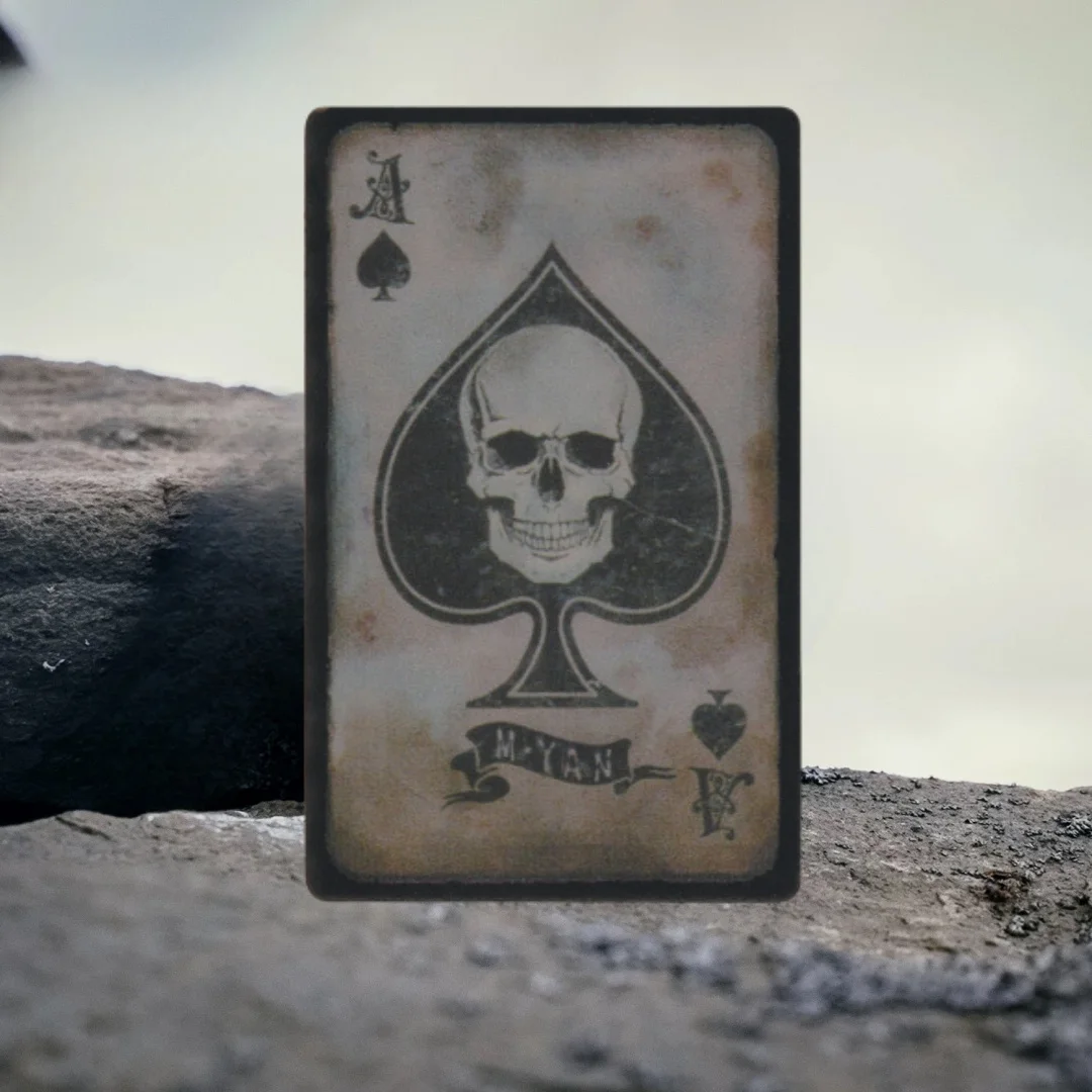 Ace Spades التكتيكية المعنويات شارة PVC هوك وحلقة بقع الجيش العسكري على ظهره لاصقة تزيين