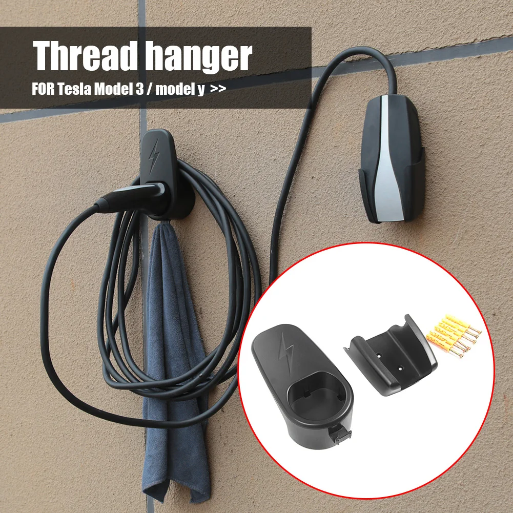 Tesla Wall Mount Holder Bracket For Mobile Connector – Fits Model S / 3 / X / Y