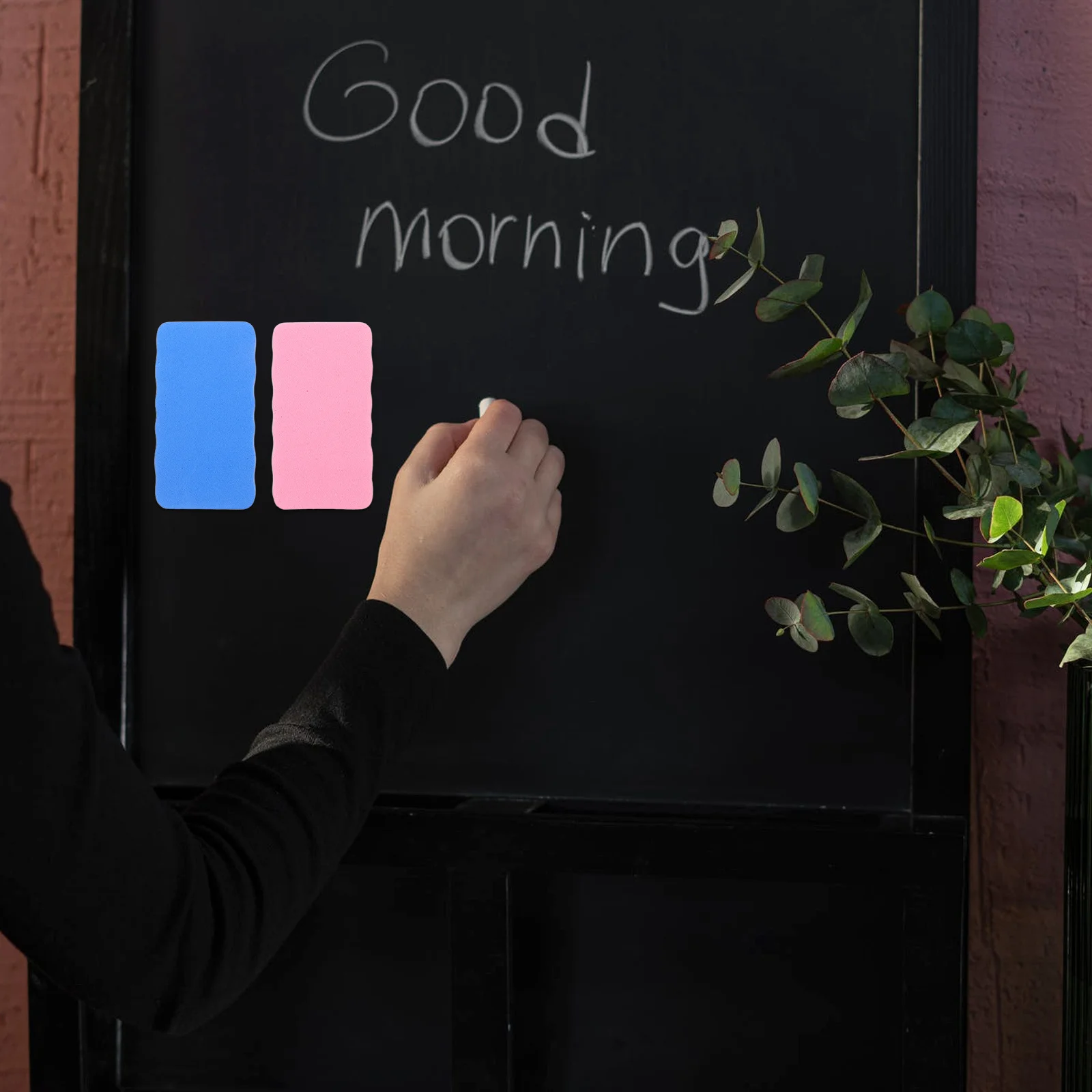 4 Stück bunte Whiteboard-Radiergummis, Eva-Filz, magnetischer, trocken abwischbarer Reiniger für den Einsatz im Klassenzimmer, Büro, Zuhause, Schule