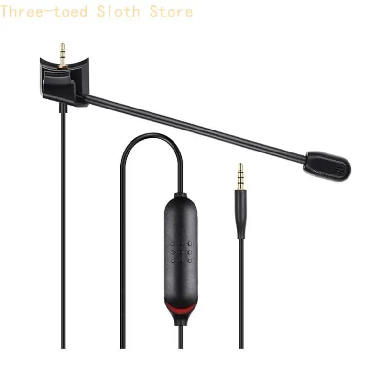 

Professional Headphone Cable for QC45 Headphone Perfect for Gaming and Meetings E74A
