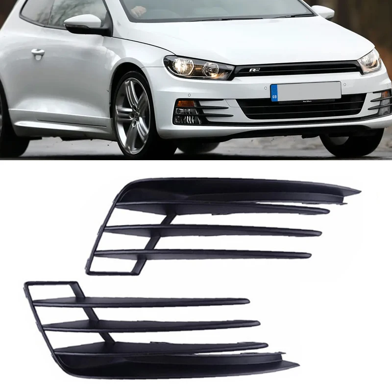 

Car Front Bumper Fog Light Grill Cover For VW Volkswagen Scirocco 2015 2016 2017 2018 Car Accessories 1K8853665E 1K8853666E
