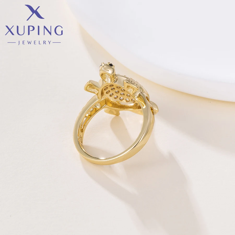 Xuping Jewelry Fashion Eleganter, neu eingetroffener Tierring mit goldfarbener Beschichtung als Partygeschenk X001139144 – Detail 14