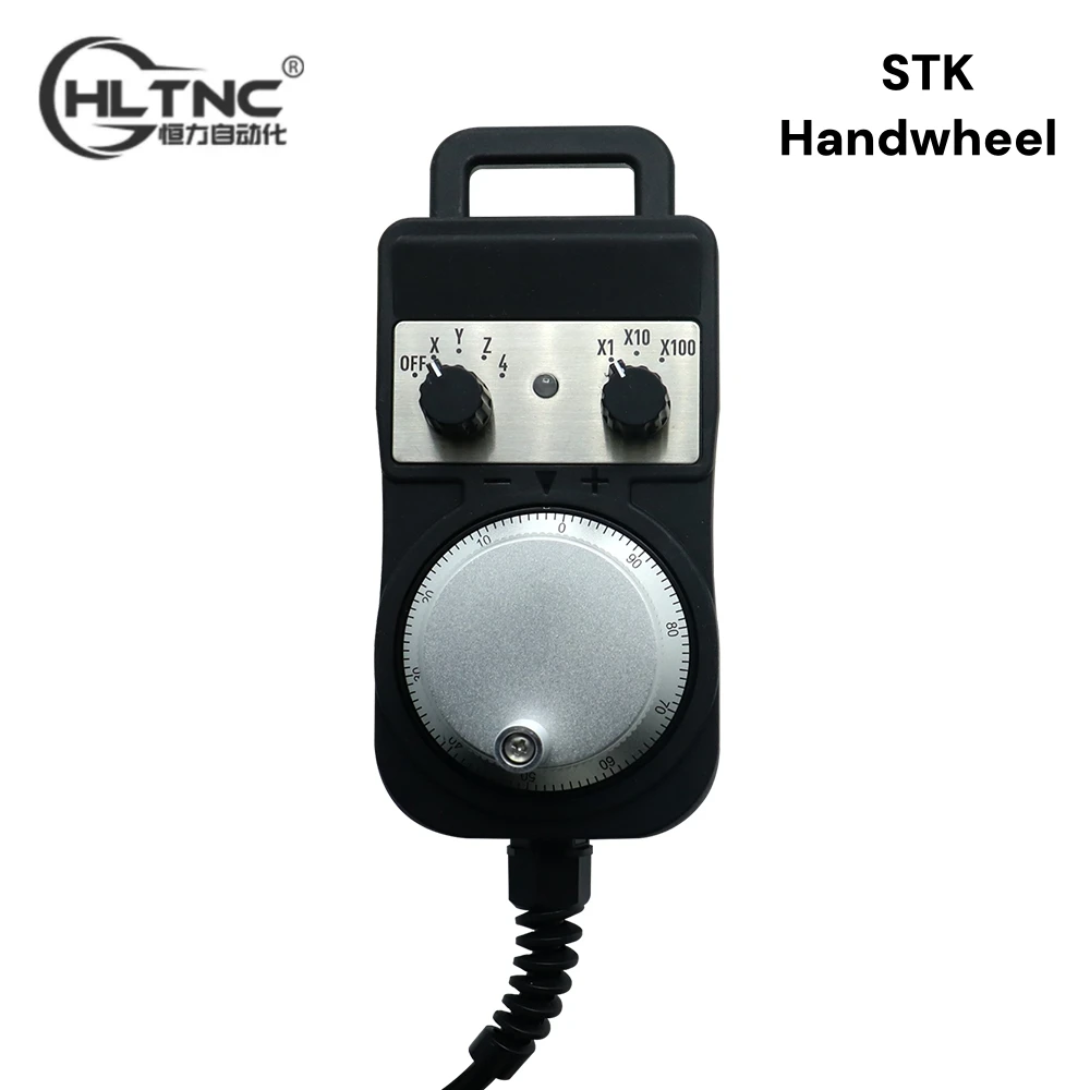 CNC Manual Pulse Generator 4 / 6 Axis SKT MPG Pendant Handwheel 5V For Siemens MITSUBISHI FANUC System 5V-24V CNC Controller