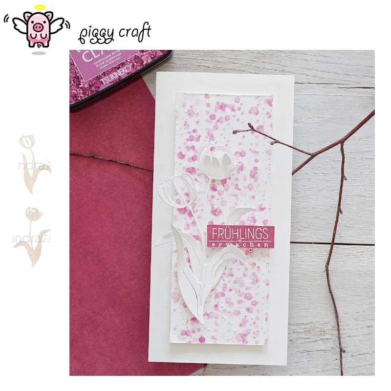 

Металлические вырубные формы Piggy Craft для декора: цветы и листья, трафареты для скрапбукинга, вырубные ножи, штампы, трафареты для творчества