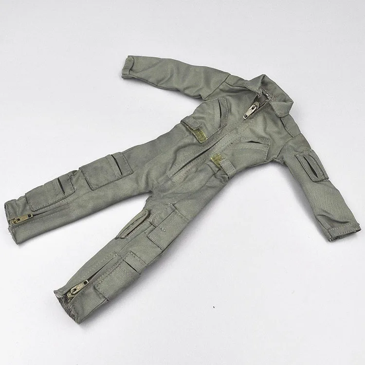 One-piece 1/6 Modern American US Special Forces Jumpsuit Aviator Suit Uniform Combat Chest  for 12 inches Solider Action Figure