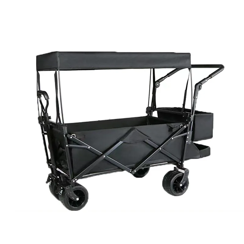 

Outdoor camper, foldable portable push, camping trailer, outing