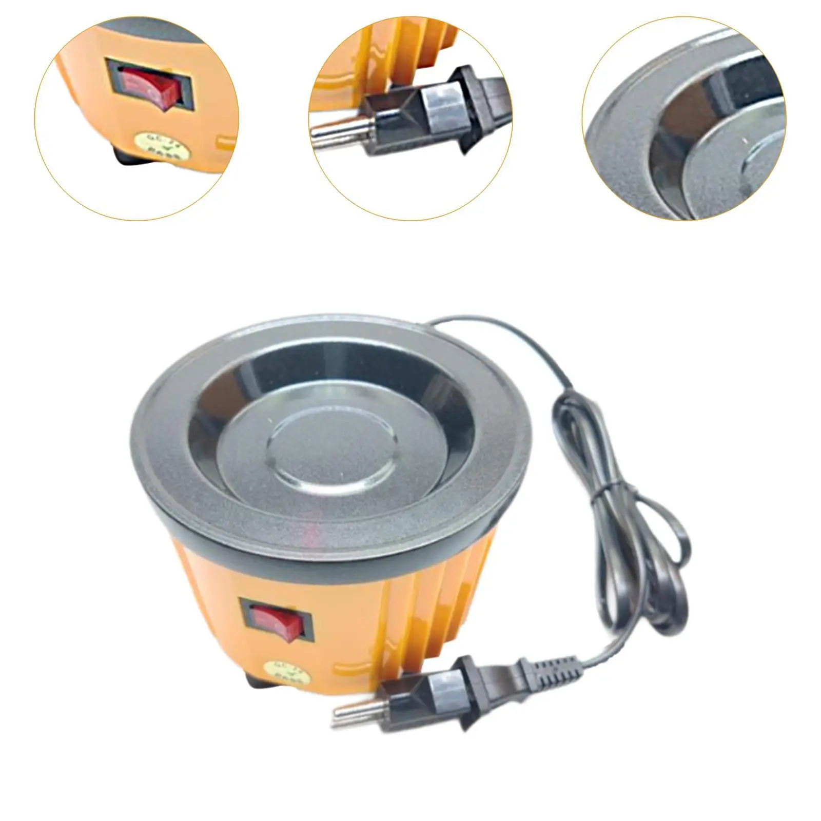 Hot Glue Pot 100W Electric Melting Pot for Beginners DIY Projects Countertop