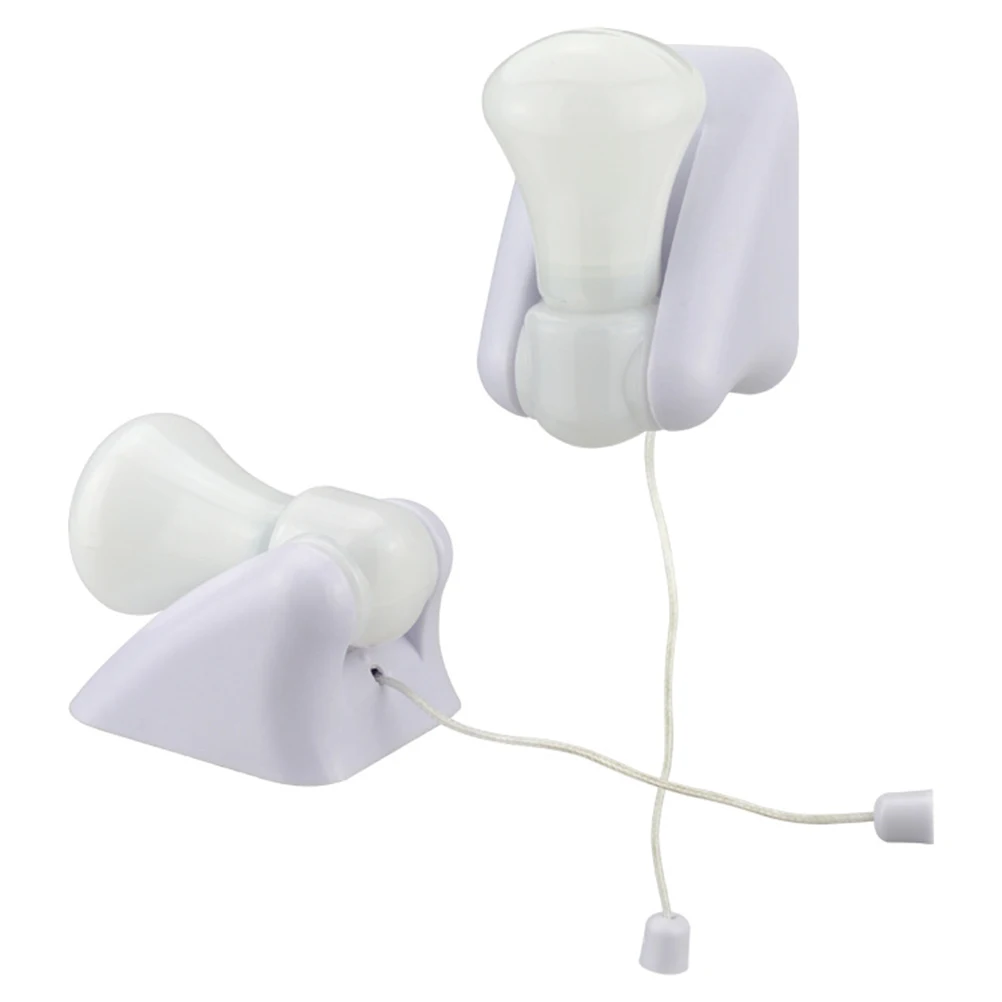 New 3 LED Light Night Lights Smart Home Bedside Lamp Drawer Lamp Wardrobe Pull Wardrobe Party Decoration Lighting(White Light)