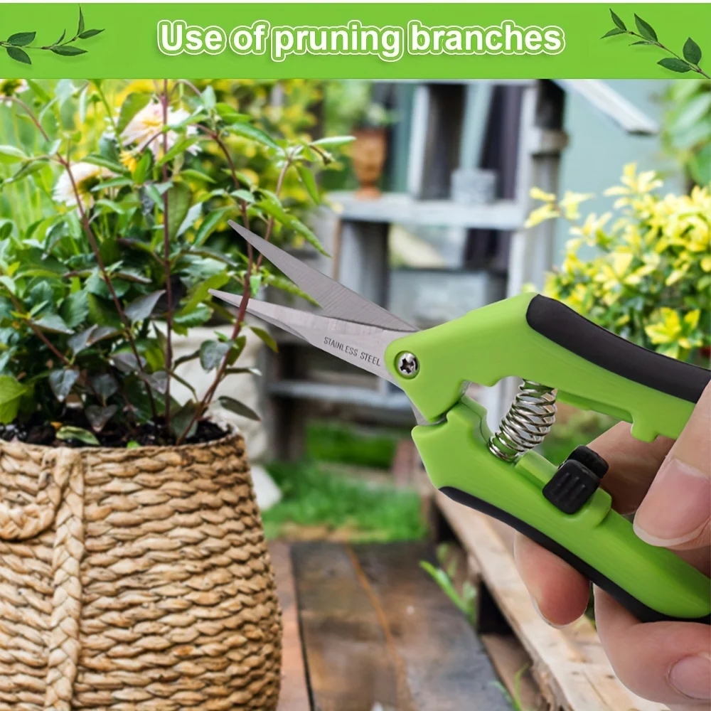 

1pcs Gardening Pruning Shears Garden Tools Secateurs Bonsai Gardening Scissor Grape Fruit