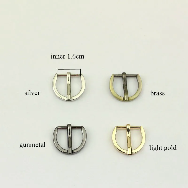 

30Pcs 16mm Metal Pin Buckle Bags Strap Adjuster Belt Buckles Shoes Webbing Slider Hook DIY Decor Clasp Accessories