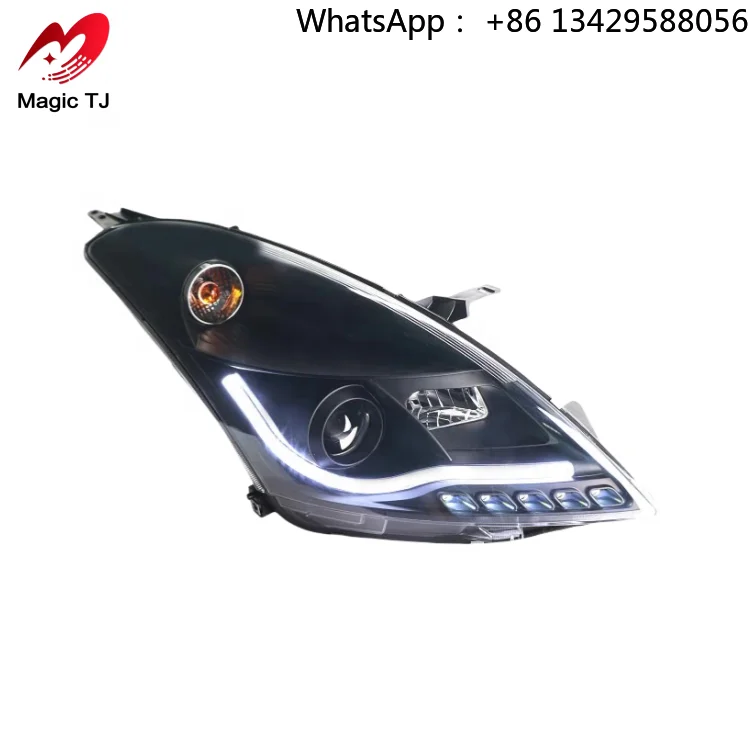 

2014-2017 LED Head Lamp for Suzuki SWIFT New Condition 6000k Color Temperature Turn Signal Front Head Lamp for Swift