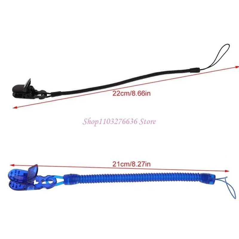 R6FD Simple Pacifier Clip Baby with Spring Chain Retractable Pacifier Chain For Baby