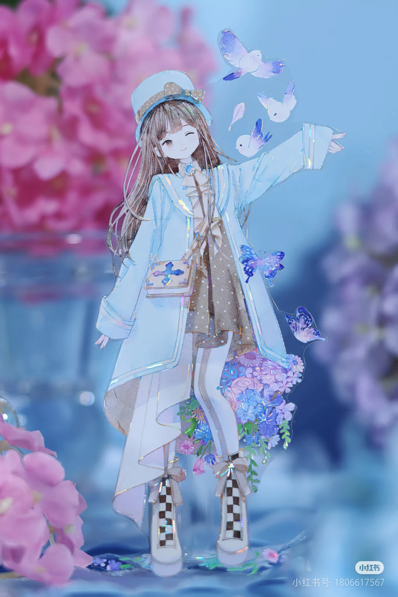 Shine Cotton Candy Sweet Dream Song Shiny PET Washi Tape Collage Journal Scarpbook Character