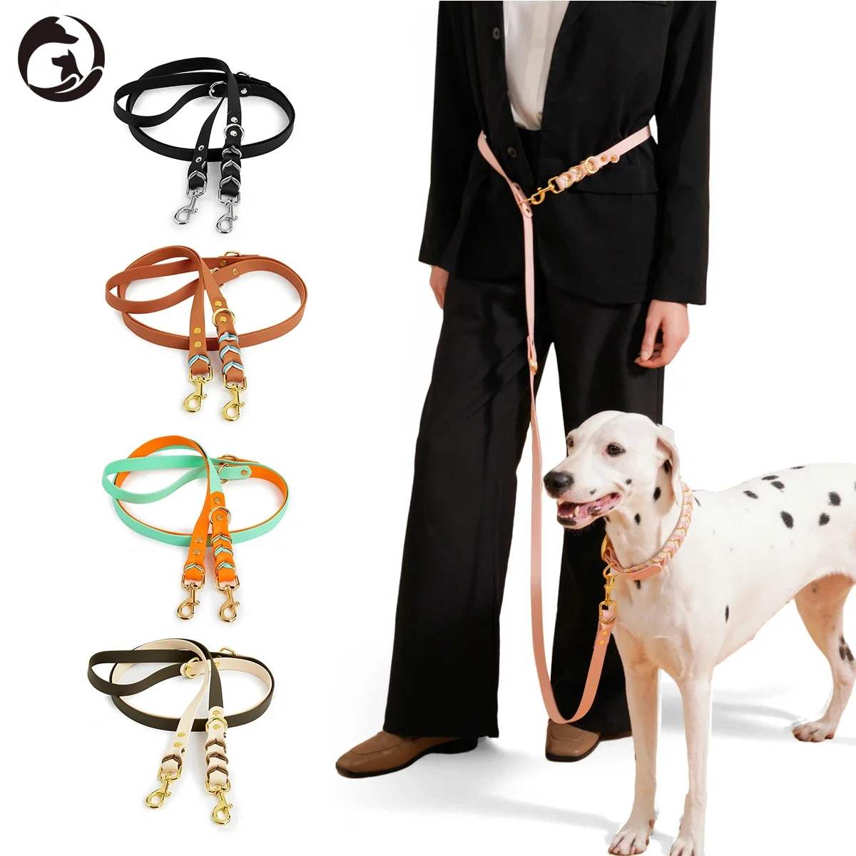 

Dog Leashes Solid Durable And Super Tensile Force Dog Rope Colorful Multifunctional Luxury Handmade Leash For Medium Large Dogs