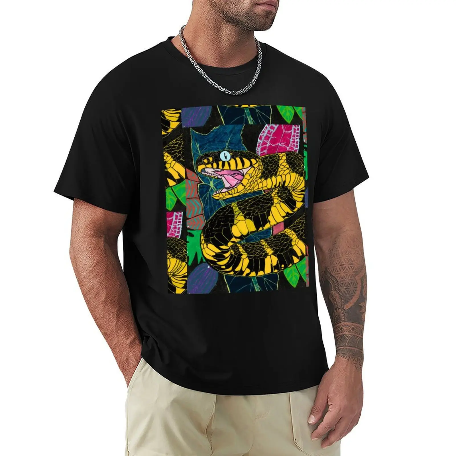

Mangrove snake T-Shirt plus size tops graphic shirts mens designer t shirt