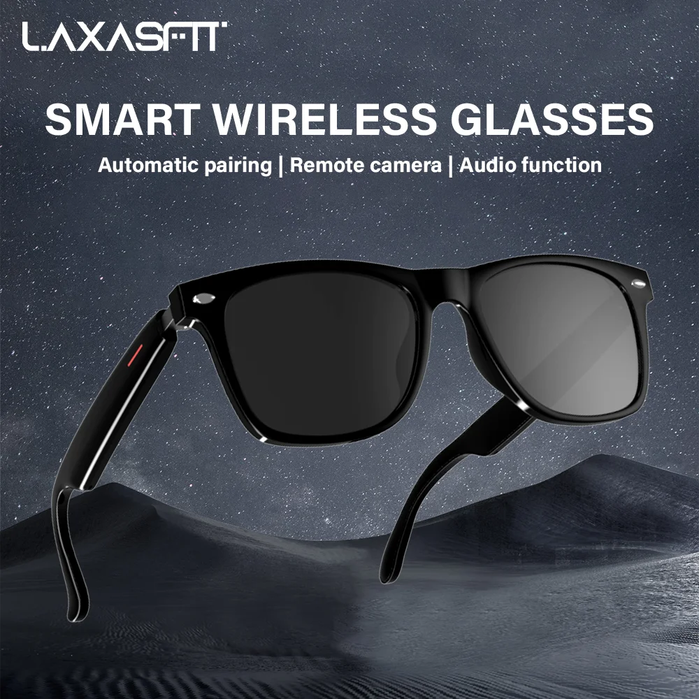 

LAXASFIT новые умные беспроводные Bluetooth-очки для прослушивания музыки, ответов на телефон, мужские и женские модные очки с защитой от синего света