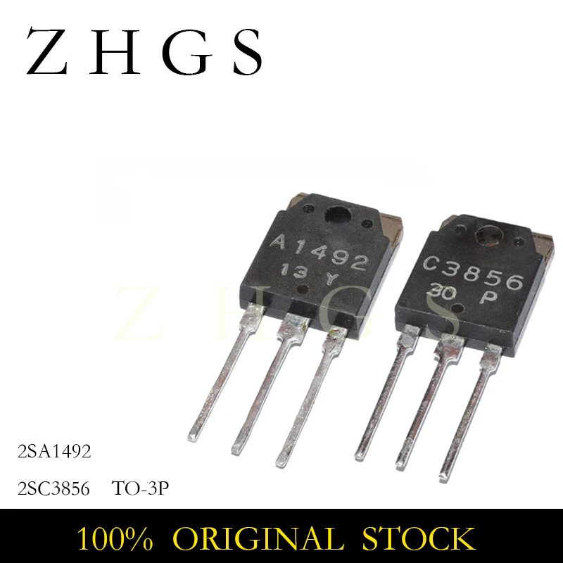 5PCS 2SA1492 2SC3856 TO3P 2SA 1492 2SC 3856 TO-3P 180V 15A A