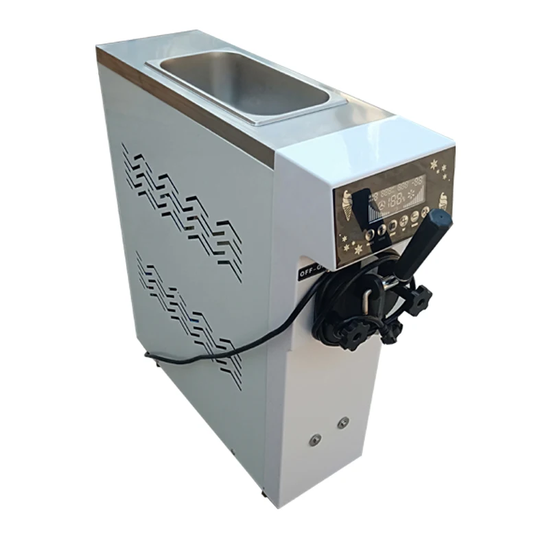 

990 Вт мягкая коммерческая бытовая машина для мороженого настольная машина для мороженого