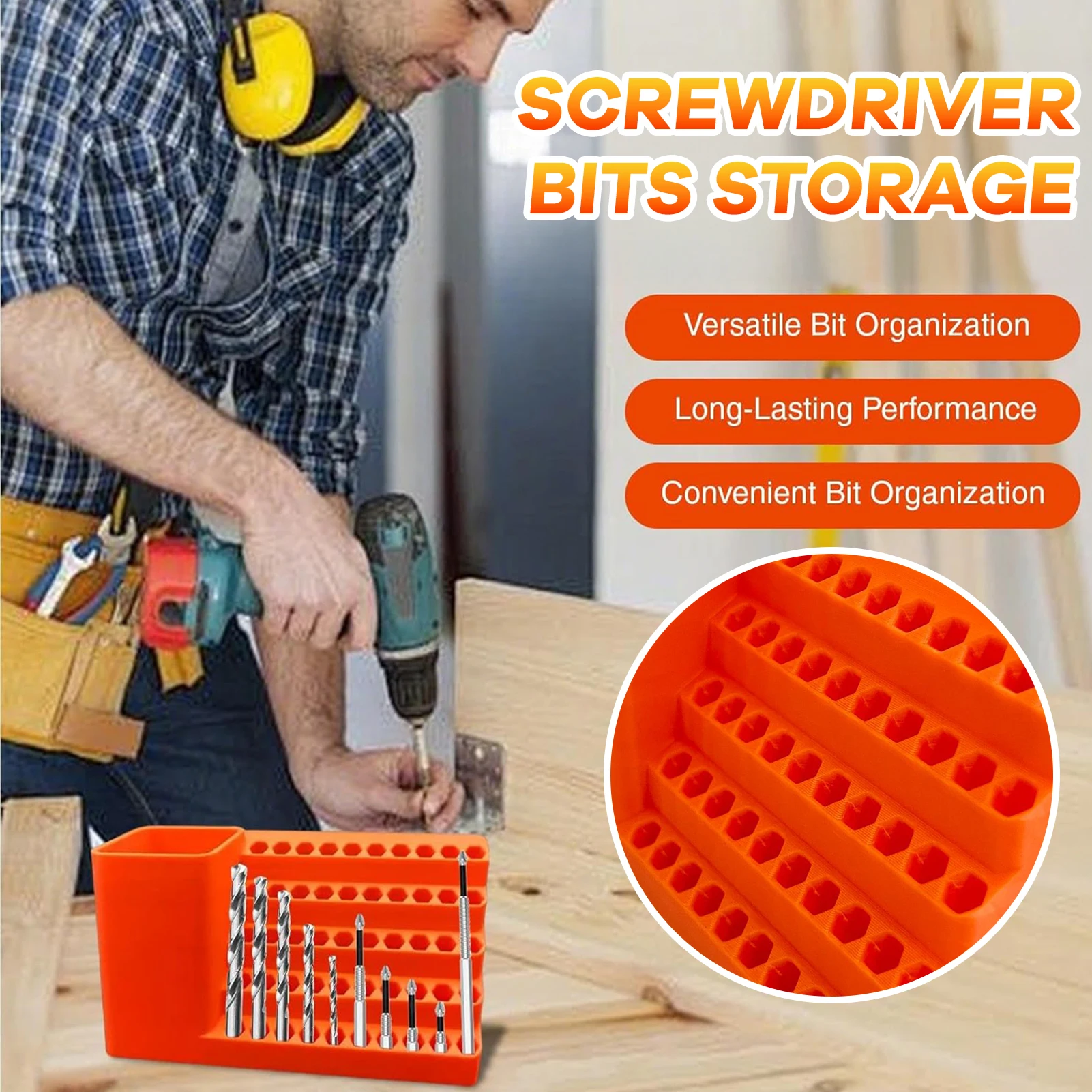 

Органайзер-стеллаж на 20/50/100 ячеек, большой емкости, для хранения отверток, гаечных ключей, сверл, бытовых инструментов и оборудования