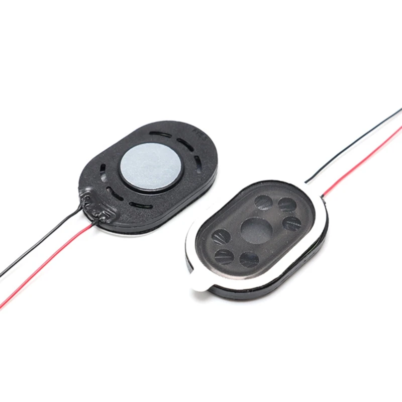 NOLOWY 2 Pezzi 8 1W 2415 Altoparlante Ovale Direttività Omnidirezionale 110 8 ohm 1 watt 1w