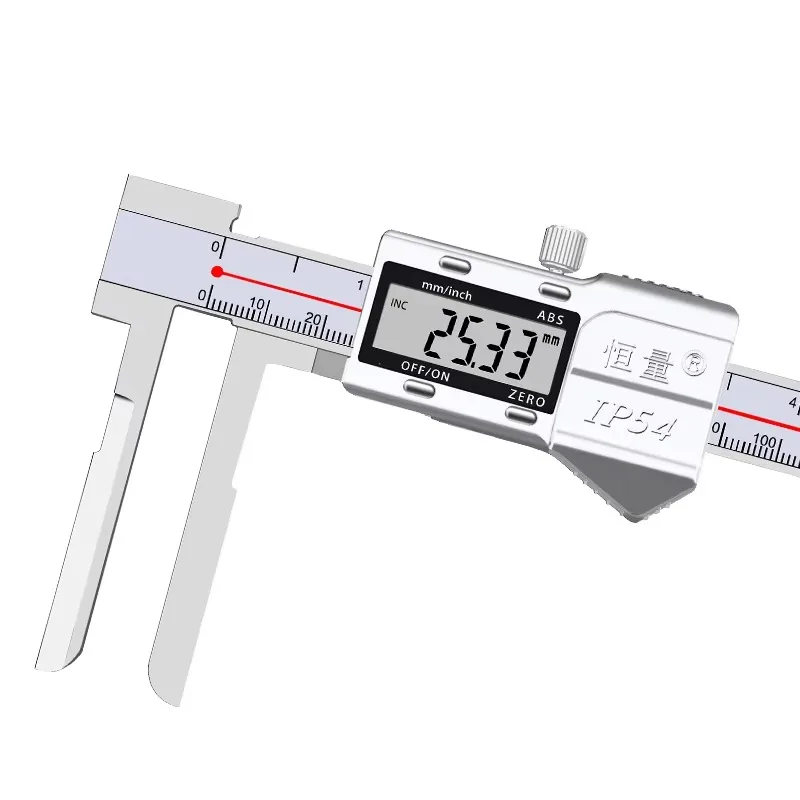 

Stainless Steel Electronic Digital Caliper, Extended Long Claw for Inner Diameter Measurement