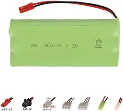 7.2v 1800mah NiCD AA rechargeable Battery for Remote Control toys cars Tanks Trains Robots Boats drone