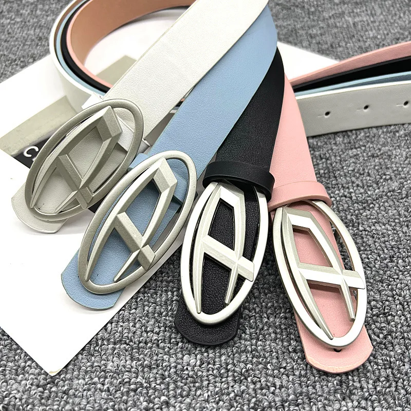 Nuova personalità della cintura Guardaroba necessario Cintura da donna Accessori di abbigliamento Cintura per la testa con bottone a D Nuova moda Must Have Cintura alla moda