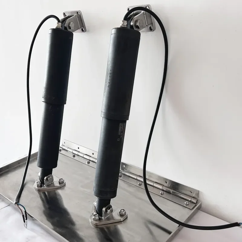12V Electric Trim Tab Kit Stainless Steel Marine Boat System Electro Polished Yacht Ship Stabilizer Plate Assembly Hardware