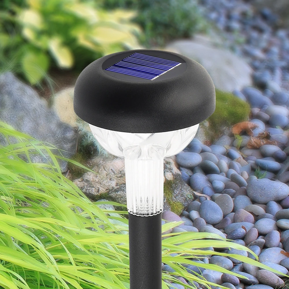 6pcs Outdoor Led Solar Lights Ip65 Waterproof Garden Light For Lawn Patio Yard Decoration White Light