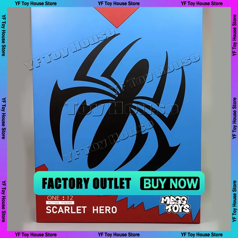 Mess Toys Genuine Spiderman Red And Blue Ultimate Spider-Man Spider Peter Kaine Parker Anime Action Figure Model Toys Gifts