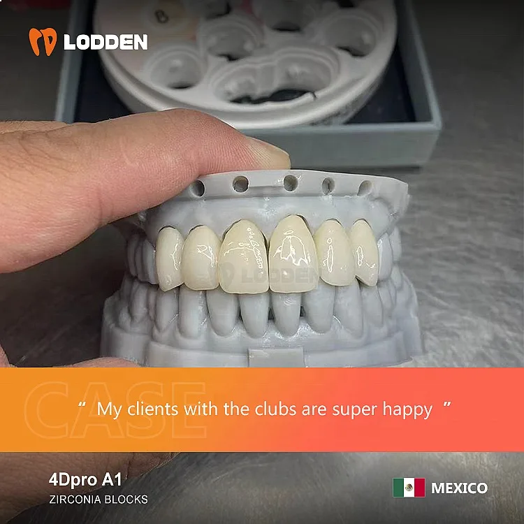 Zirconia Blocks Lab Zirconia Teeth Aesthetic 4D Pro Multilayer Pre-Colored Lab Zirconia Blocks