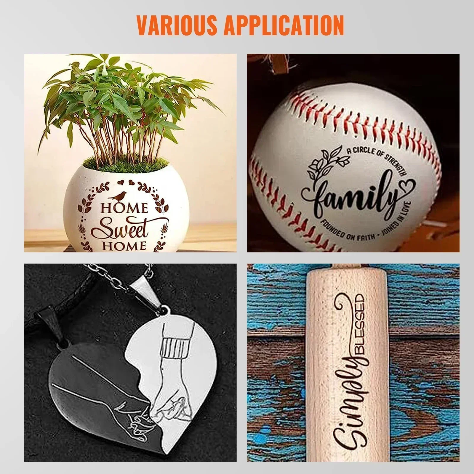 SIHAO 80mm 레이저 로터리 축, 3조 척 포함, CO2 레이저 조각기 및 라우터 기계 액세서리용 CNC 스파이럴 조각 키트 ​