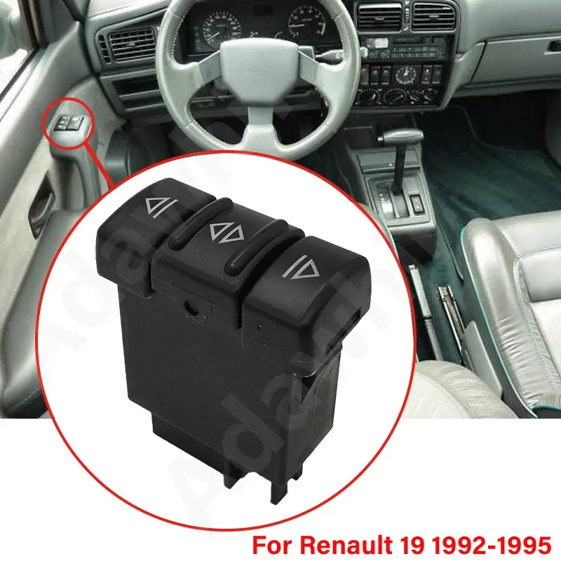 For RENAULT MASTER II Renault 19 II NISSAN INTERSTAR OPEL MOVANO A Power Window Switch Control Button  7700 817 339