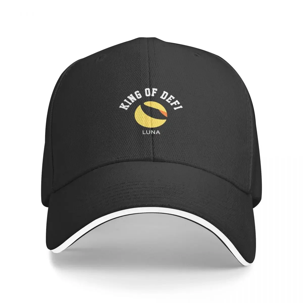 King of Defi Terra Luna Decentralized Finance Crypto Baseball Cap Anime Sun Hat For Children Luxury Hat Women Caps Men's